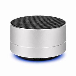 Беспроводная Bluetooth колонка MuzOn, серебристая