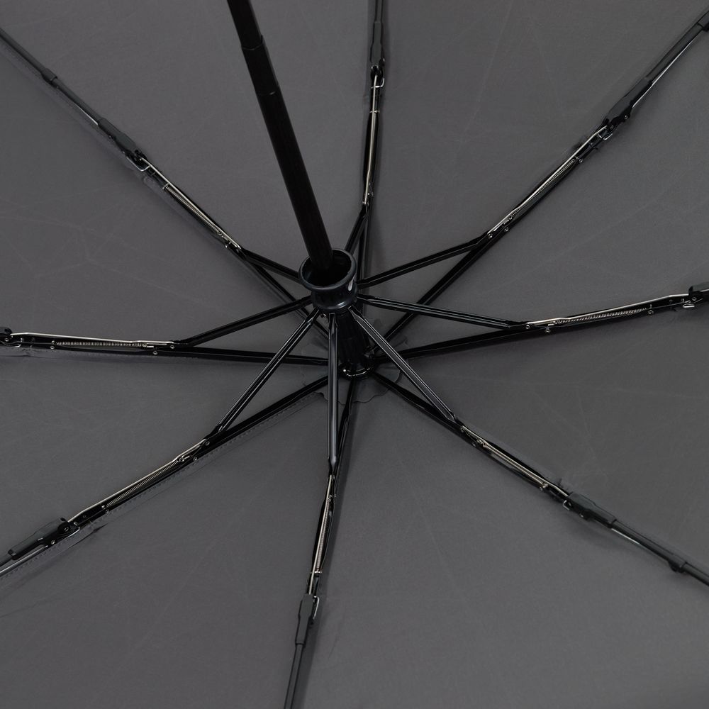 Зонт складной Smooth Move с плавным закрытием, серый