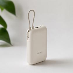 Внешний аккумулятор со встроенным кабелем Xiaomi Power Bank 10000mAh (Integrated Cable) Tan GL
