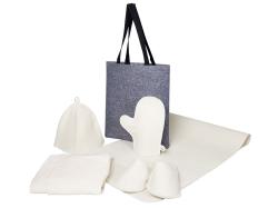 Банный набор с парео Healing, женский, белый