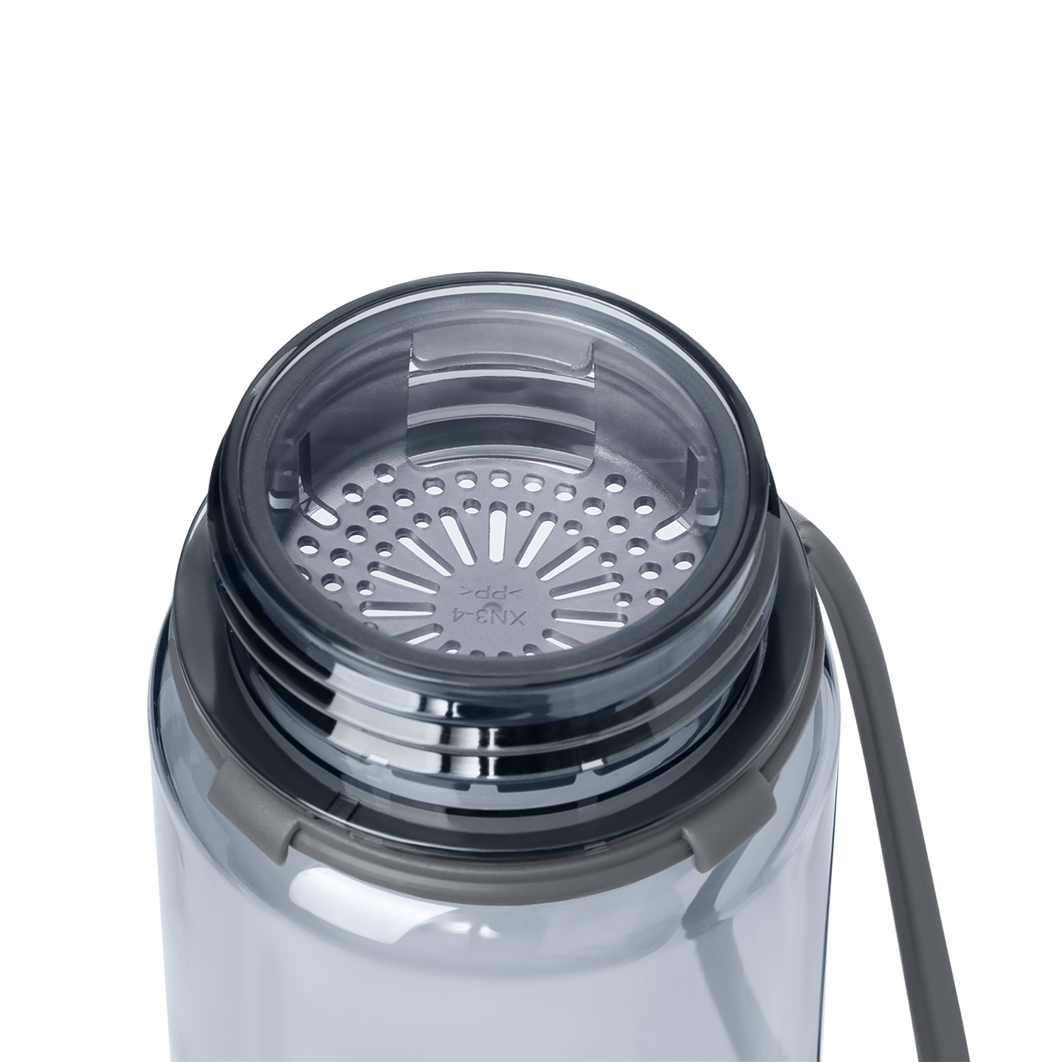 Бутылка для воды Комо (Como), серая Бутылка для воды Комо (Como), серая