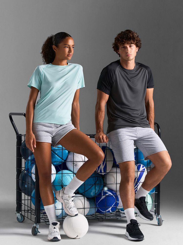 Футболка спортивная унисекс Vortex, белая Футболка спортивная унисекс Vortex, белая