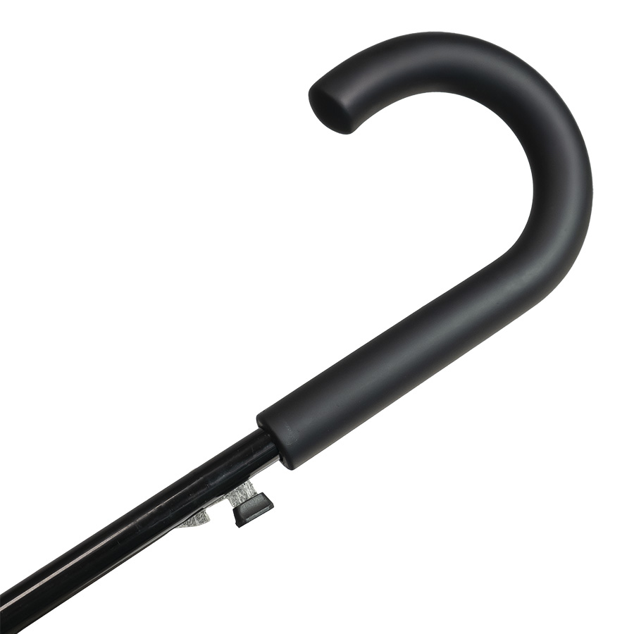 Зонт-трость "Reflect", полуавтомат, светоотражающий серый