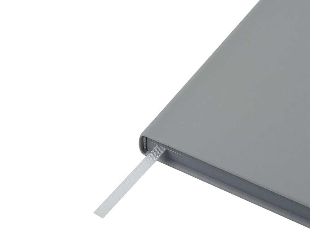 Ежедневник А5 Megapolis Color New soft-touch, светло-серый