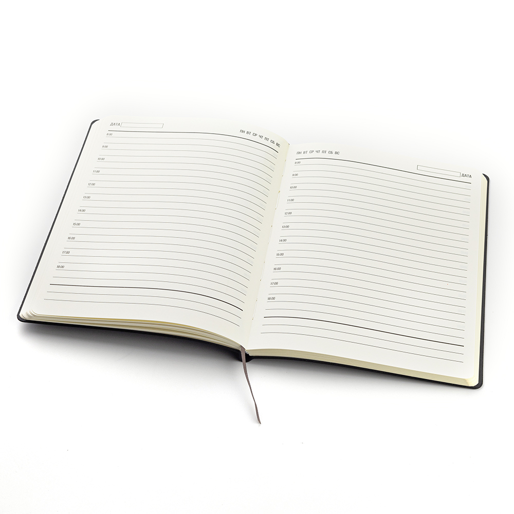 Ежедневник A5 недатированный Esmeralda в мягком переплёте, серый с серебристым Ежедневник A5 недатированный Esmeralda в мягком переплёте, серый с серебристым