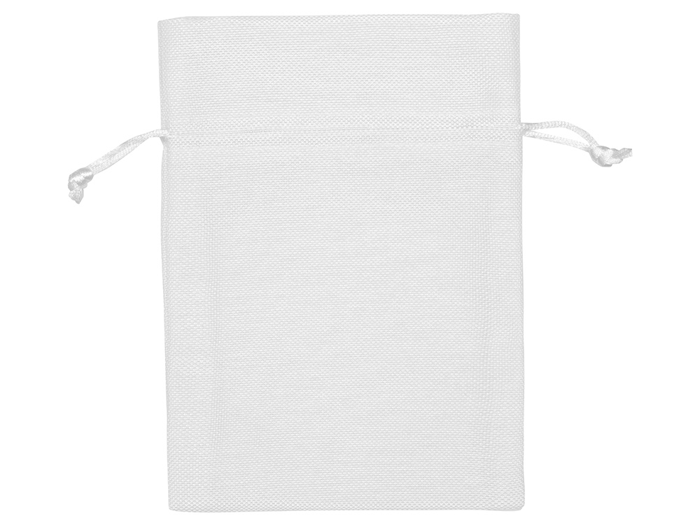 Мешочек подарочный, искусственный лен, средний, натуральный