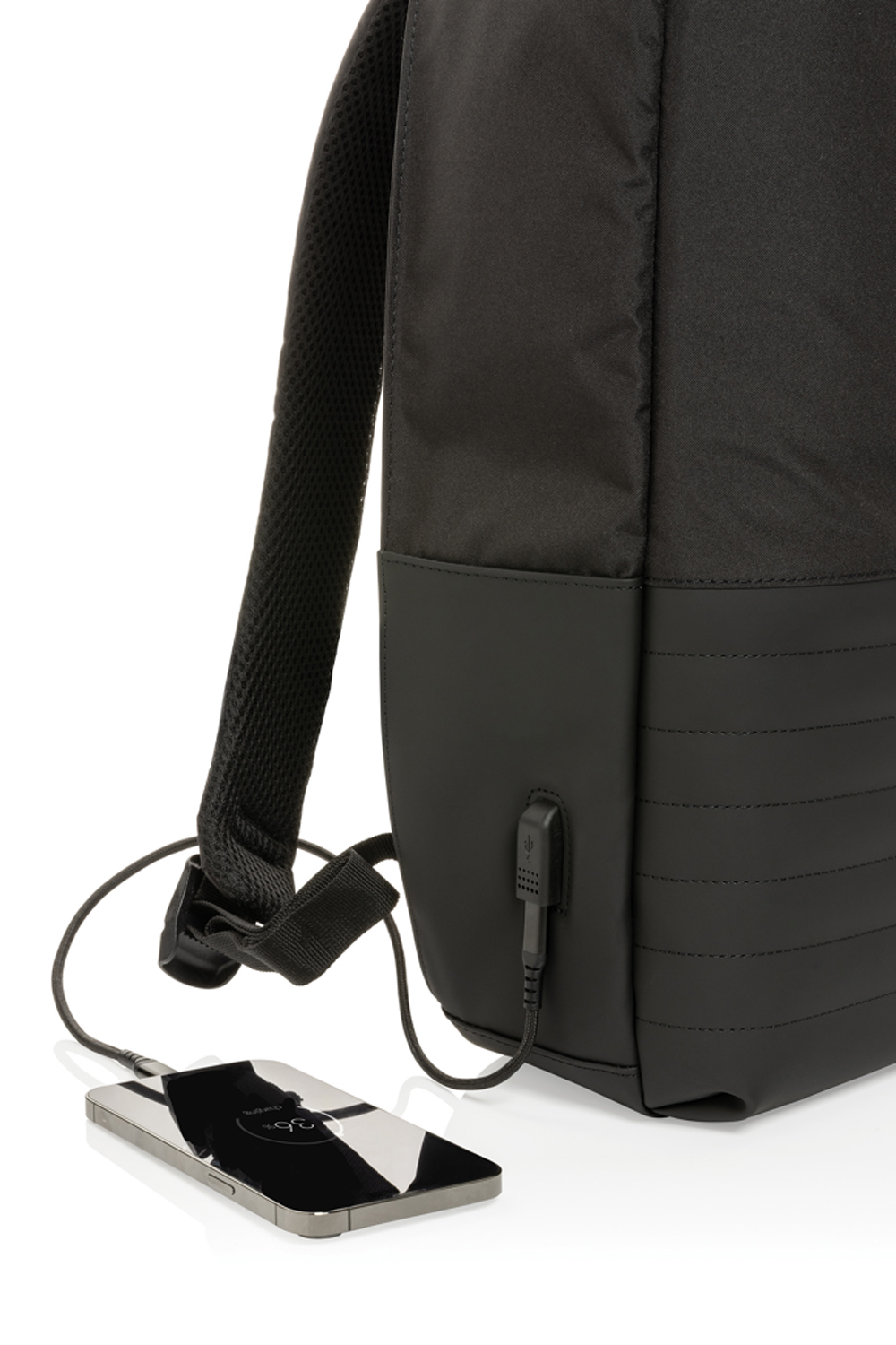 Антикражный рюкзак для ноутбука Swiss Peak с RFID-защитой из rPET AWARE™, 15,6’’
