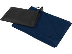 Lucas спортивное полотенце из переработанного полиэстера 50х100 см - Темно - синий