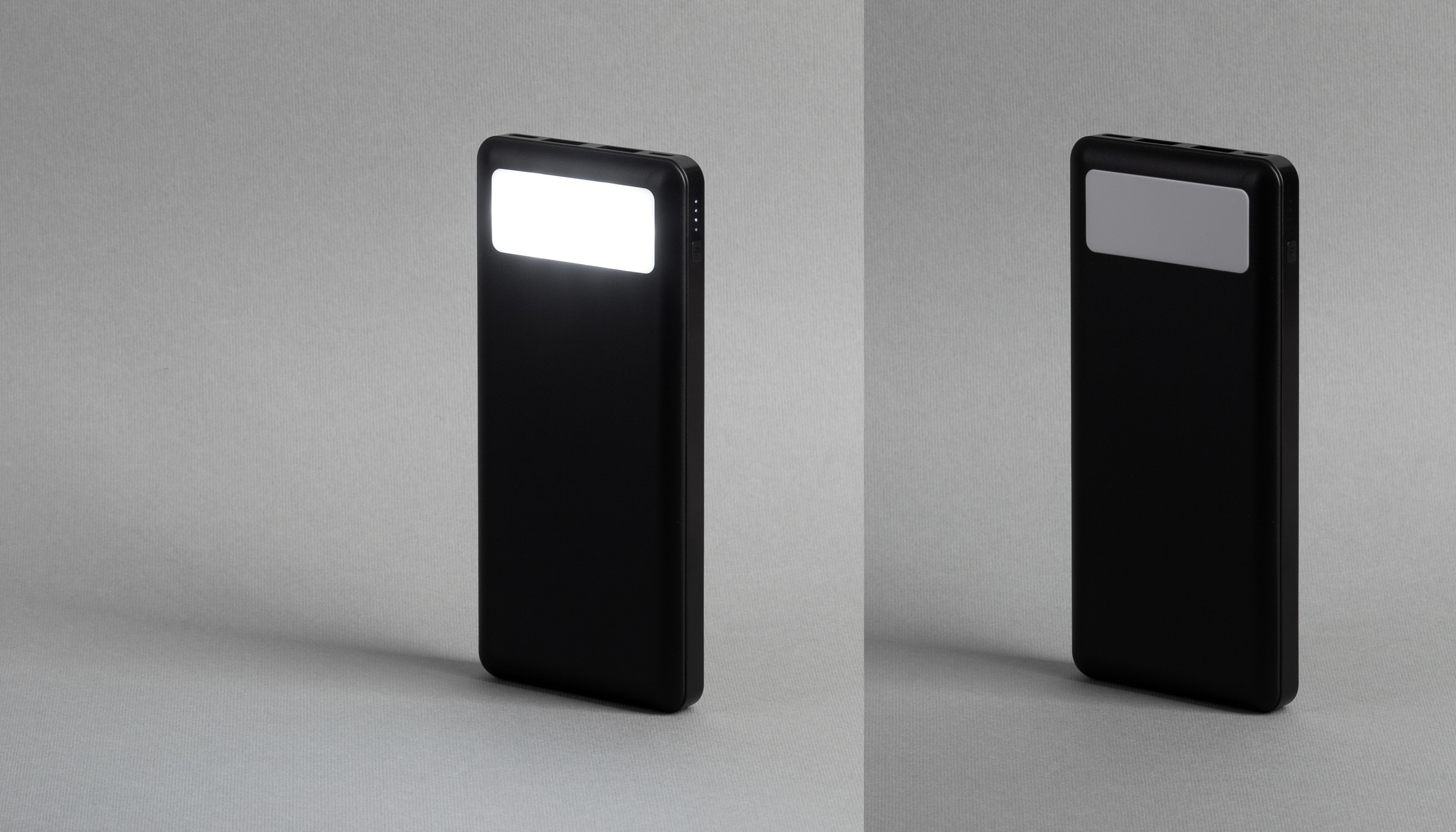 Зарядное устройство "Lumos" 10000 mAh с фонариком, черный Зарядное устройство "Lumos" 10000 mAh с фонариком, черный