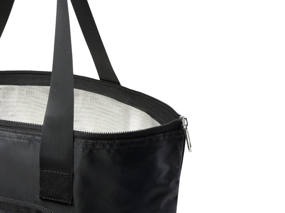 EcoFold Складная сумка-холодильник из RPET 15 л - Сплошной черный