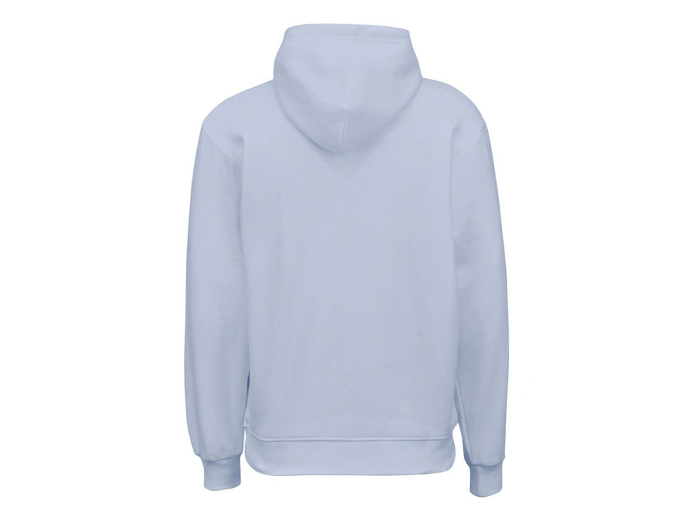 Толстовка с капюшоном оверсайз Lisbon унисекс, небесно-голубой