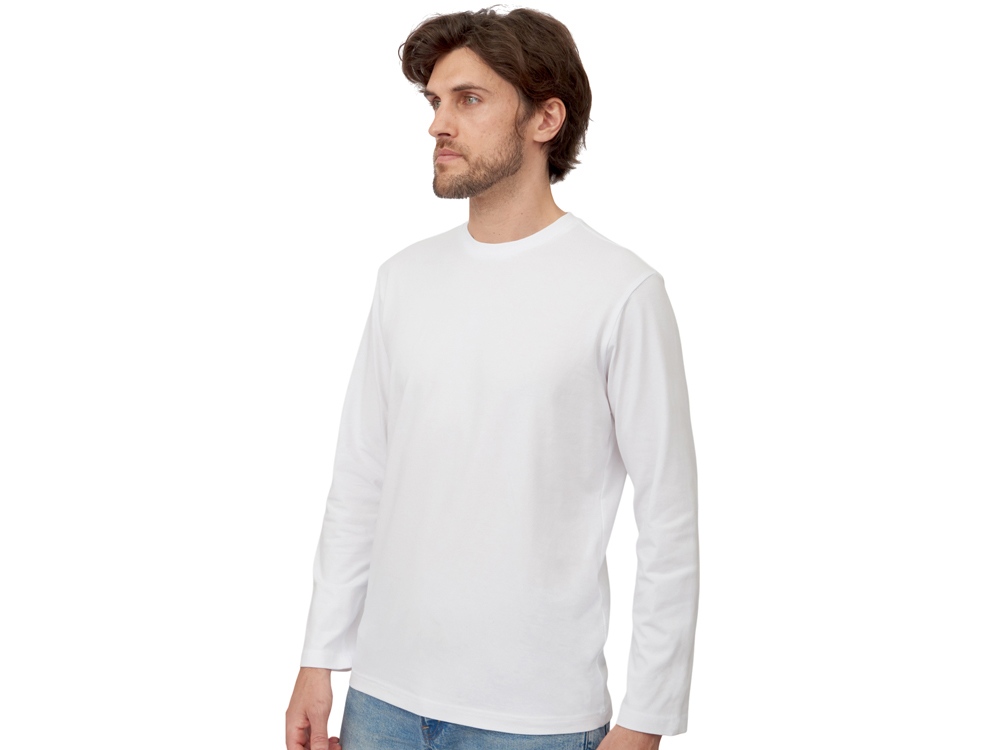 Футболка HD Fit  с длинным рукавом, мужская белый