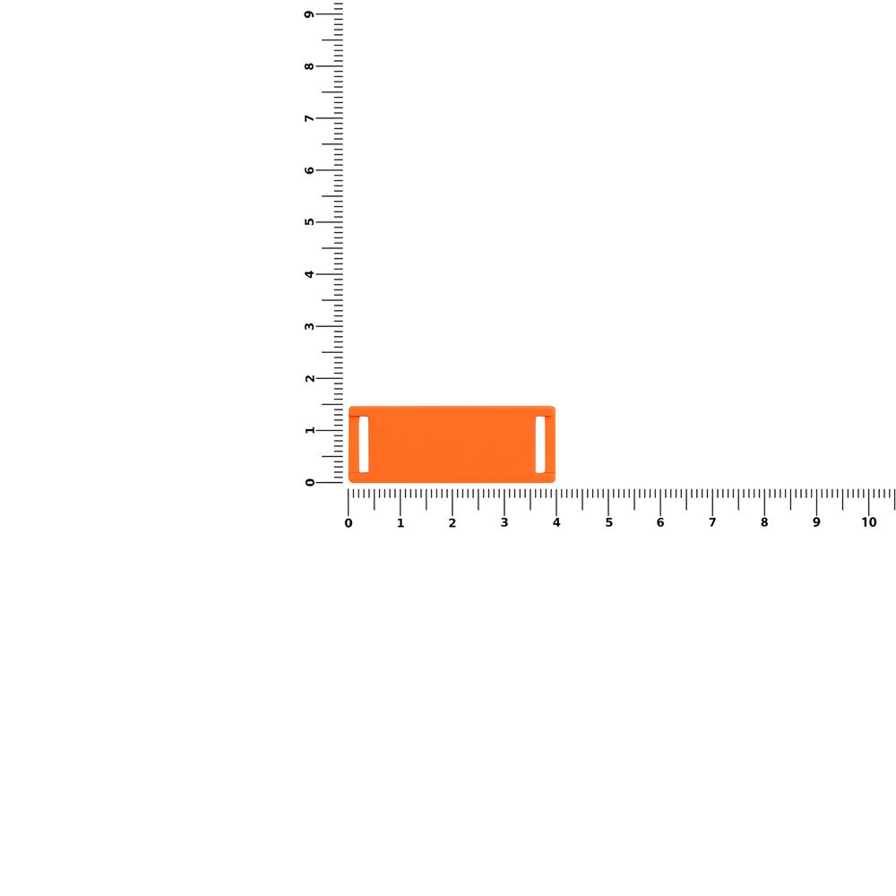 Лейбл из ПВХ Kova, оранжевый неон