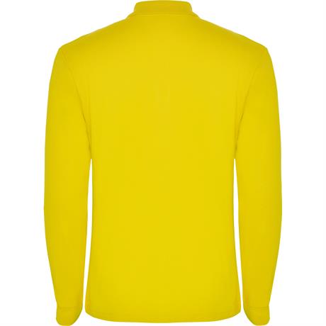 Футболка поло ESTRELLA L/S мужская, ЖЕЛТЫЙ S