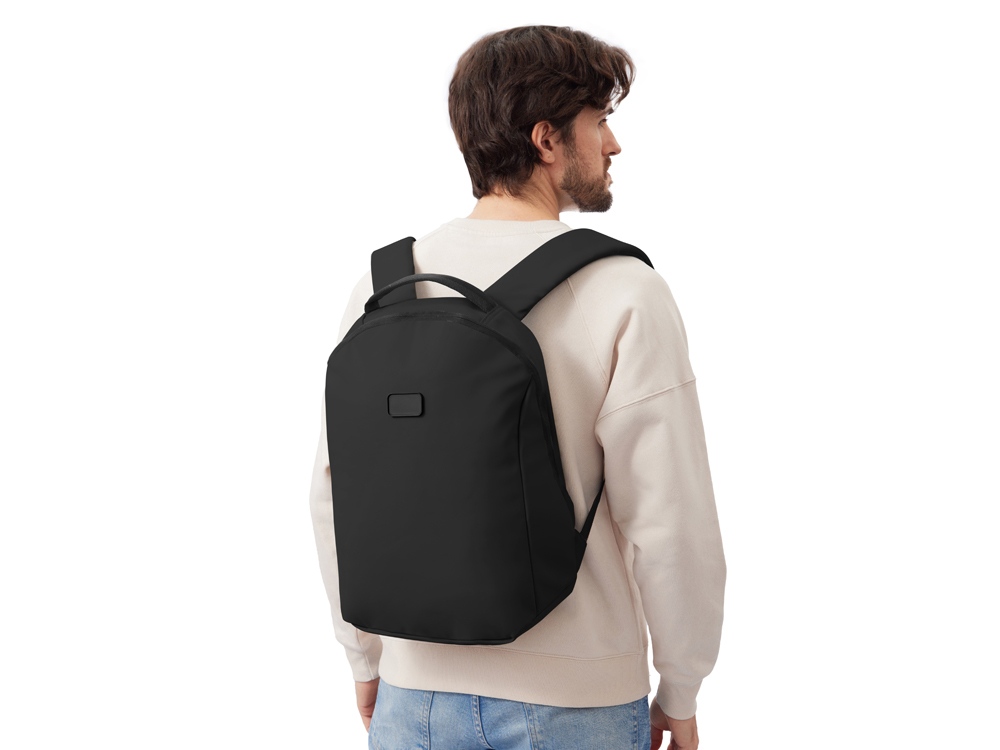 Рюкзак Sofit для ноутбука из экокожи, черный Рюкзак Sofit для ноутбука из экокожи, черный