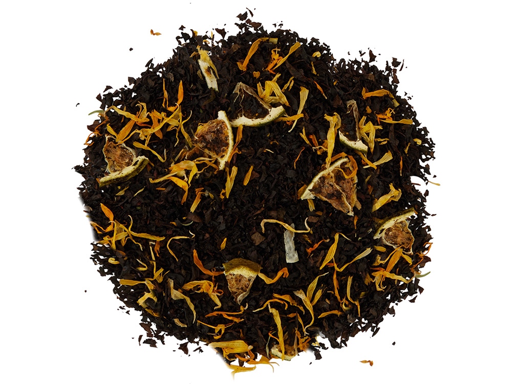 Чай черный Новогодний мандарин в картонном стаканчике, 50 гр.