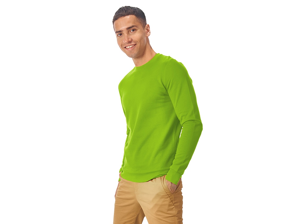 Свитшот Motion унисекс с начесом, зеленое яблоко Свитшот Motion унисекс с начесом, зеленое яблоко