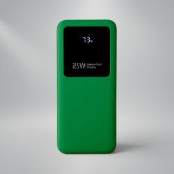 Внешний аккумулятор Kris soft touch, 10000mAh (Зелёный)