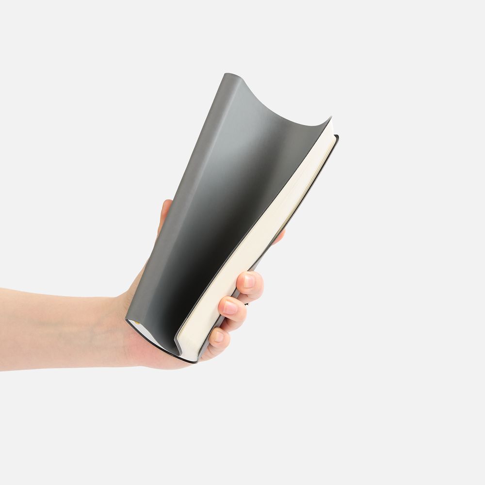 Ежедневник Flex Shall New, недатированный, темно-серый