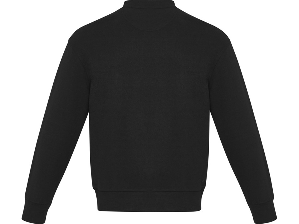 Jet унисекс Aware™ свитер с круглым вырезом из переработанных материалов - сплошной черный