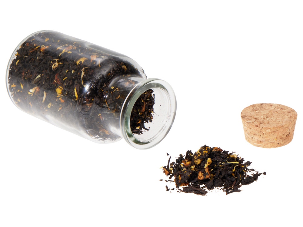 Сокочай. Чай черный, пропитанный соком ананаса, с кусочками ананаса, манго и маракуйей, календула, 65 г.