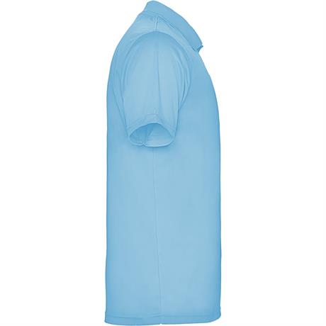 Футболка поло MONZHA мужская, НЕБЕСНО-ГОЛУБОЙ M