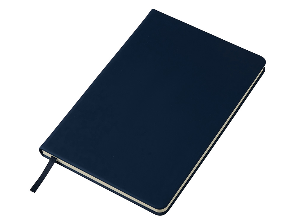 Бизнес-блокнот С3 софт-тач с магнитом, твердая обложка, 96 листов, темно-синий