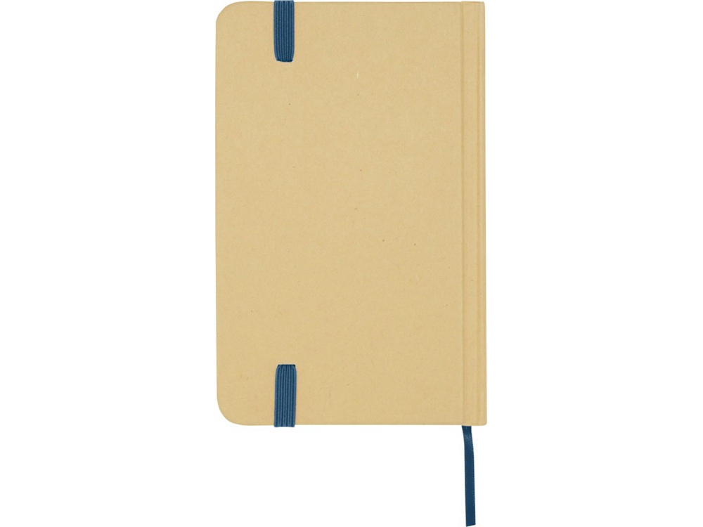 Reed блокнот формата А6 из переработанного материала в твердой обложке с простыми страницами - Синий