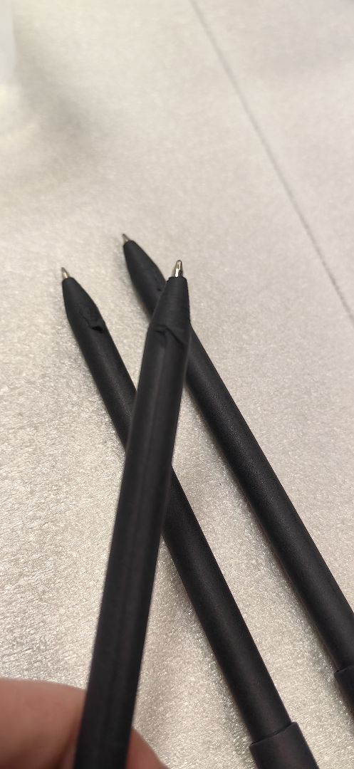 Ручка картонная с колпачком Recycled, черный (Р)