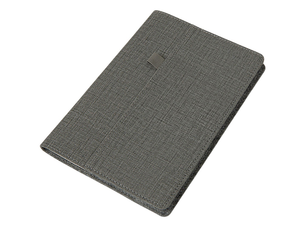 Двустороннее портфолио из рпет-фетра и искусственной кожи Felt, серый