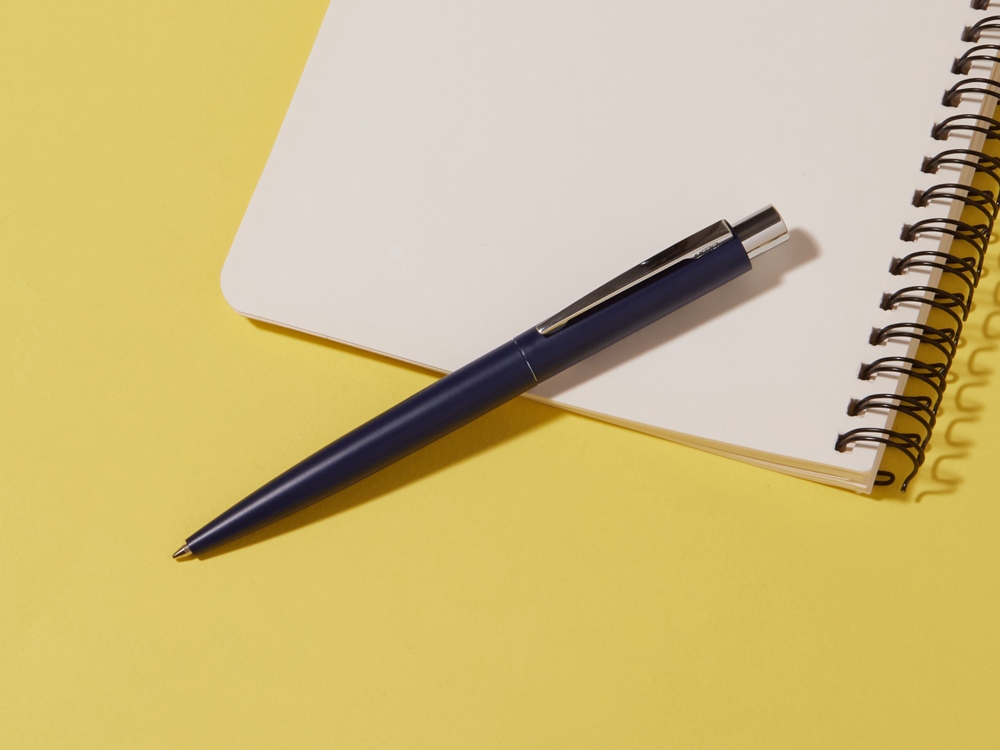 Ручка металлическая шариковая Lumos Recy, темно-синий