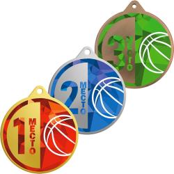 Медаль баскетбол 3 место