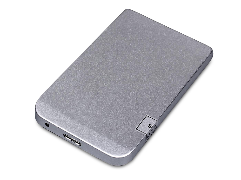 Внешний жесткий диск Saturn 1 Тб, серебристый
