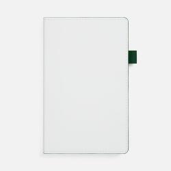 Ежедневник White Shall, недатированный, бело-зеленый Ежедневник White Shall, недатированный, бело-зеленый