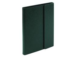 Ежедневник недатированный с магнитным клапаном А5 Venezia, зеленый