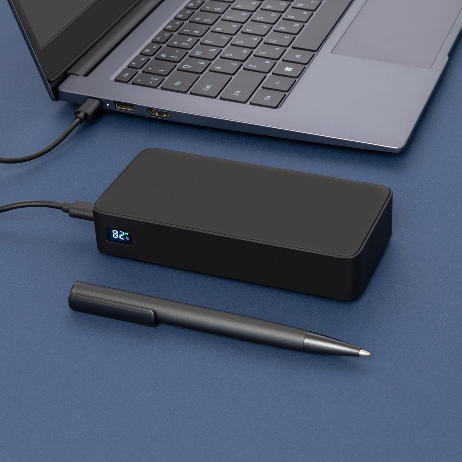 Внешний аккумулятор с подсветкой Анкор Плюс PD (Ancor PD Plus) 20000 mAh, черный Внешний аккумулятор с подсветкой Анкор Плюс PD (Ancor PD Plus) 20000 mAh, черный