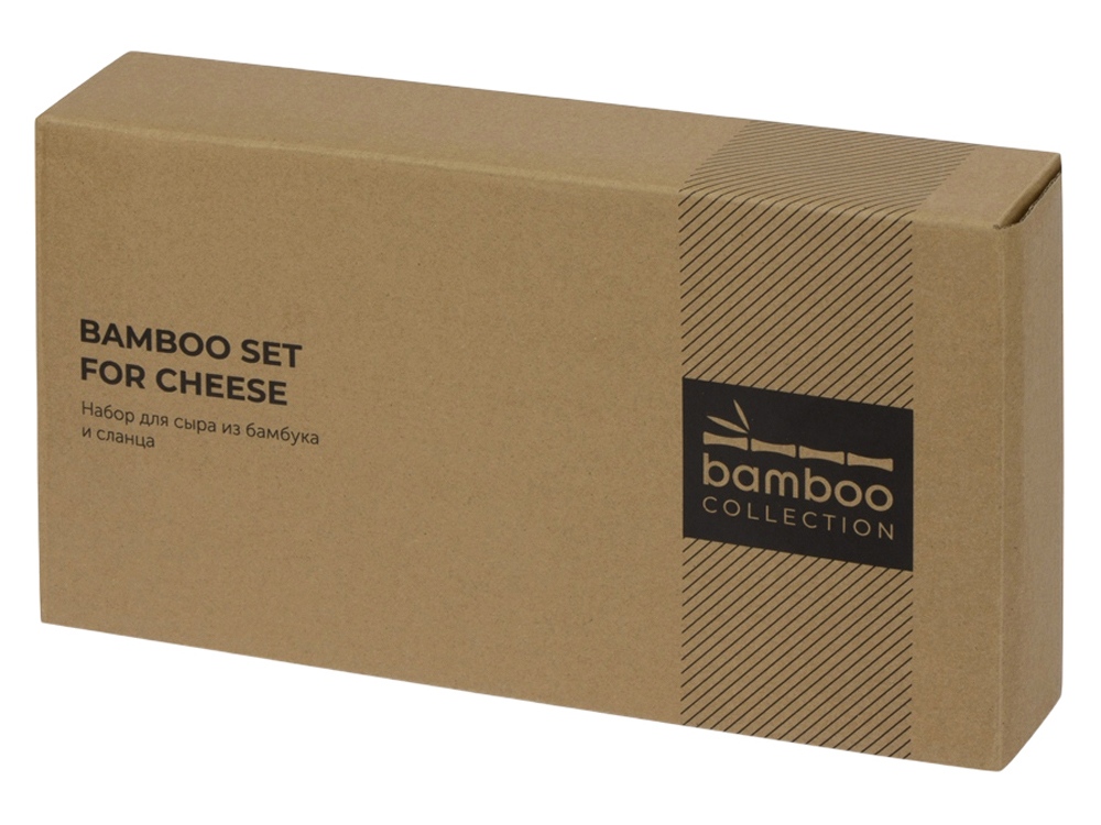 Набор для сыра из сланцевой доски и ножей Bamboo collection Taleggio