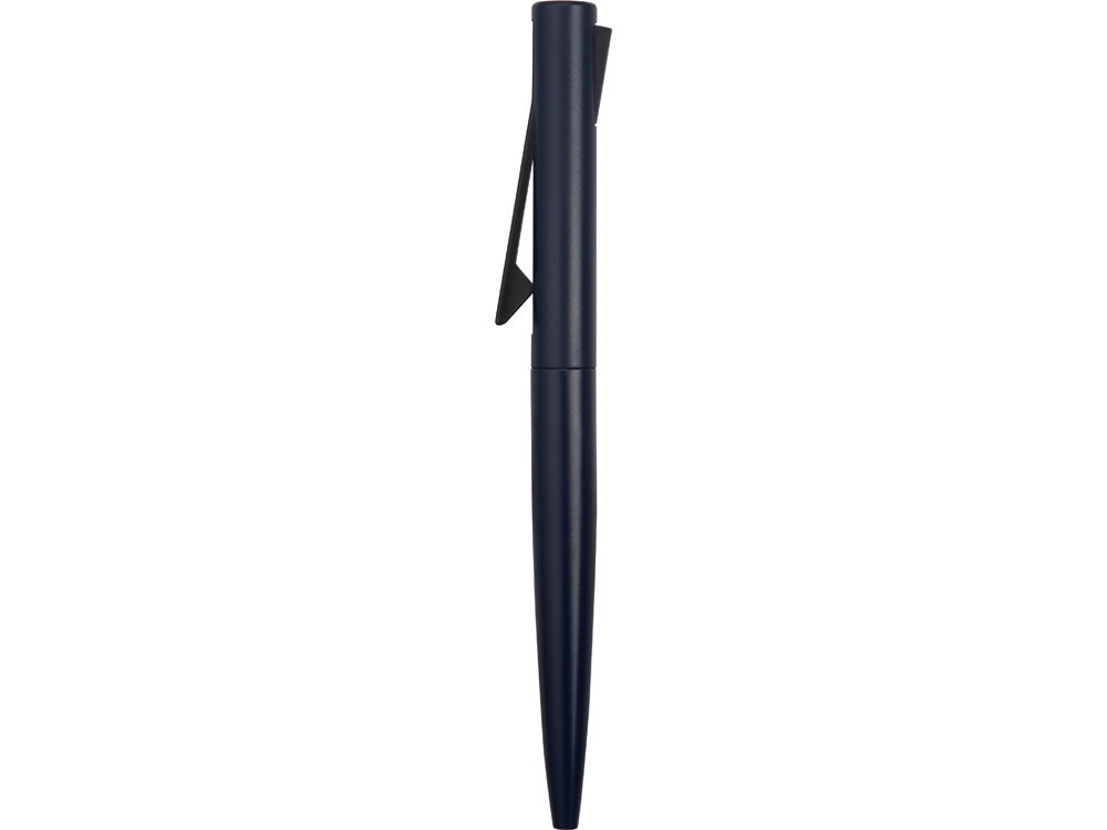 Ручка металлическая шариковая Bevel, темно-синий/черный