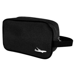 Несессер Колумб с шильдом - самолёт, чёрный Несессер Колумб с шильдом - самолёт, чёрный