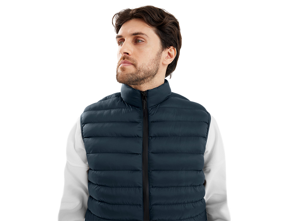 Стеганый жилет Uniqloud, темно-синий Стеганый жилет Uniqloud, темно-синий