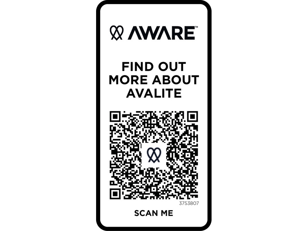 Avalite футболка унисекс Aware™ из переработанных материалов с коротким рукавом - Бежевый