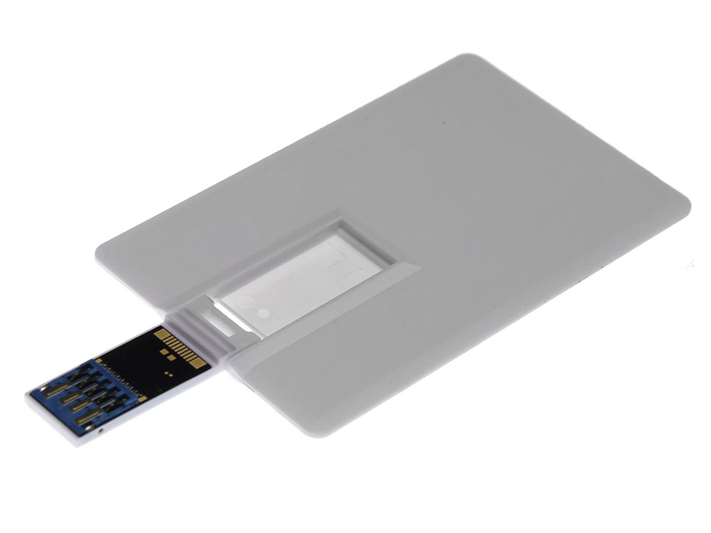 Флешка Визитка на 128 Гб, белый