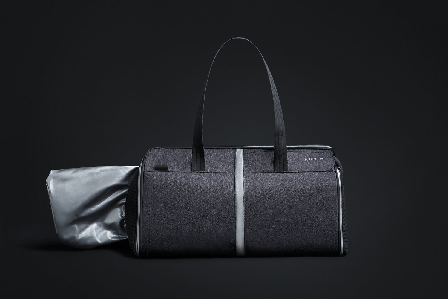 Спортивная KORIN сумка FlexPack Gym 49х26х23 см, темно-серая