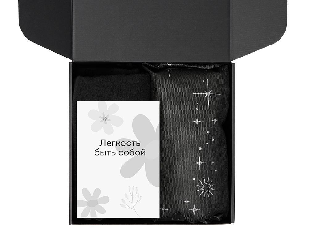 Подарочный набор Re:f. Walk с палантином, шопером и термосом