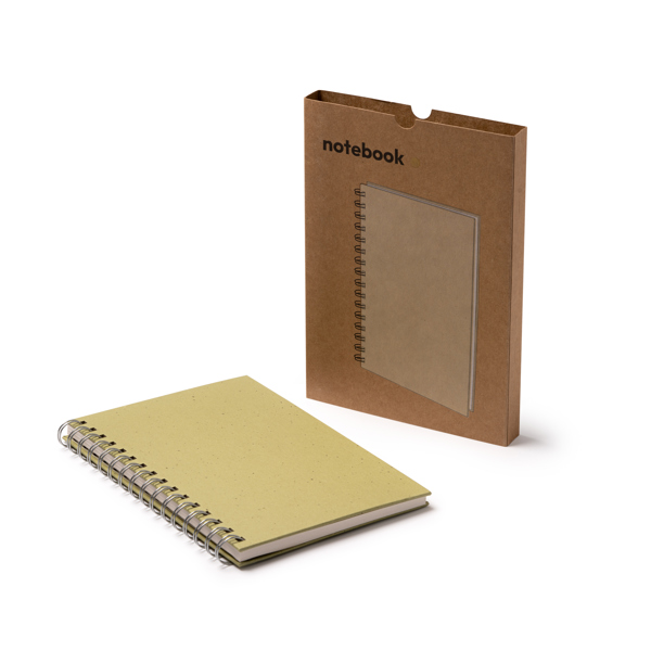 Блокнот на пружине RANIC, бежевый