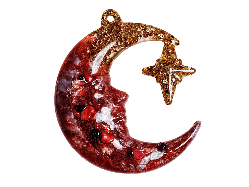 Елочные игрушки (Полумесяц) Гранат