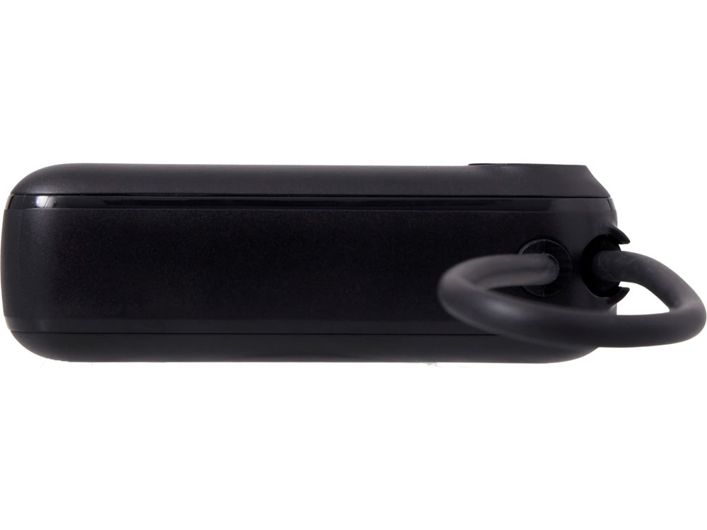 Внешний аккумулятор со встроенным кабелем Liri, QC/PD, 10000 мАч, черный