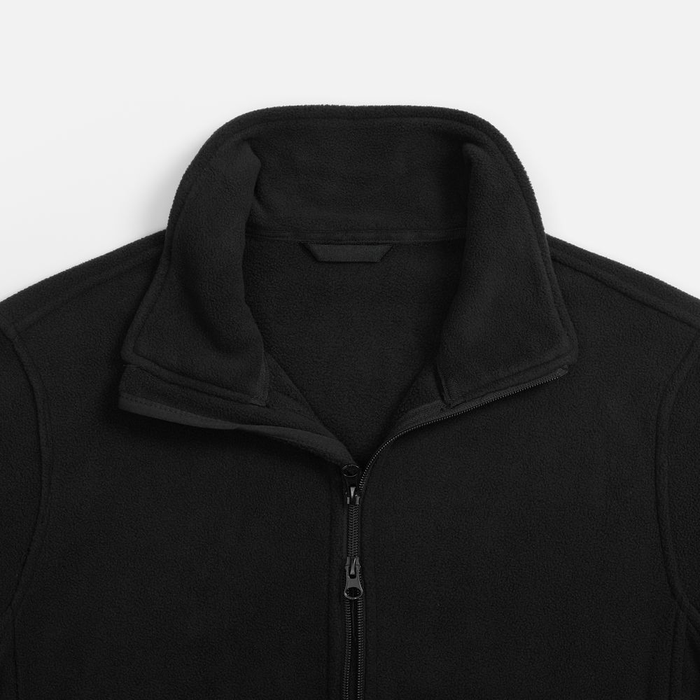 Куртка флисовая унисекс Ben Mac, черная Куртка флисовая унисекс Ben Mac, черная