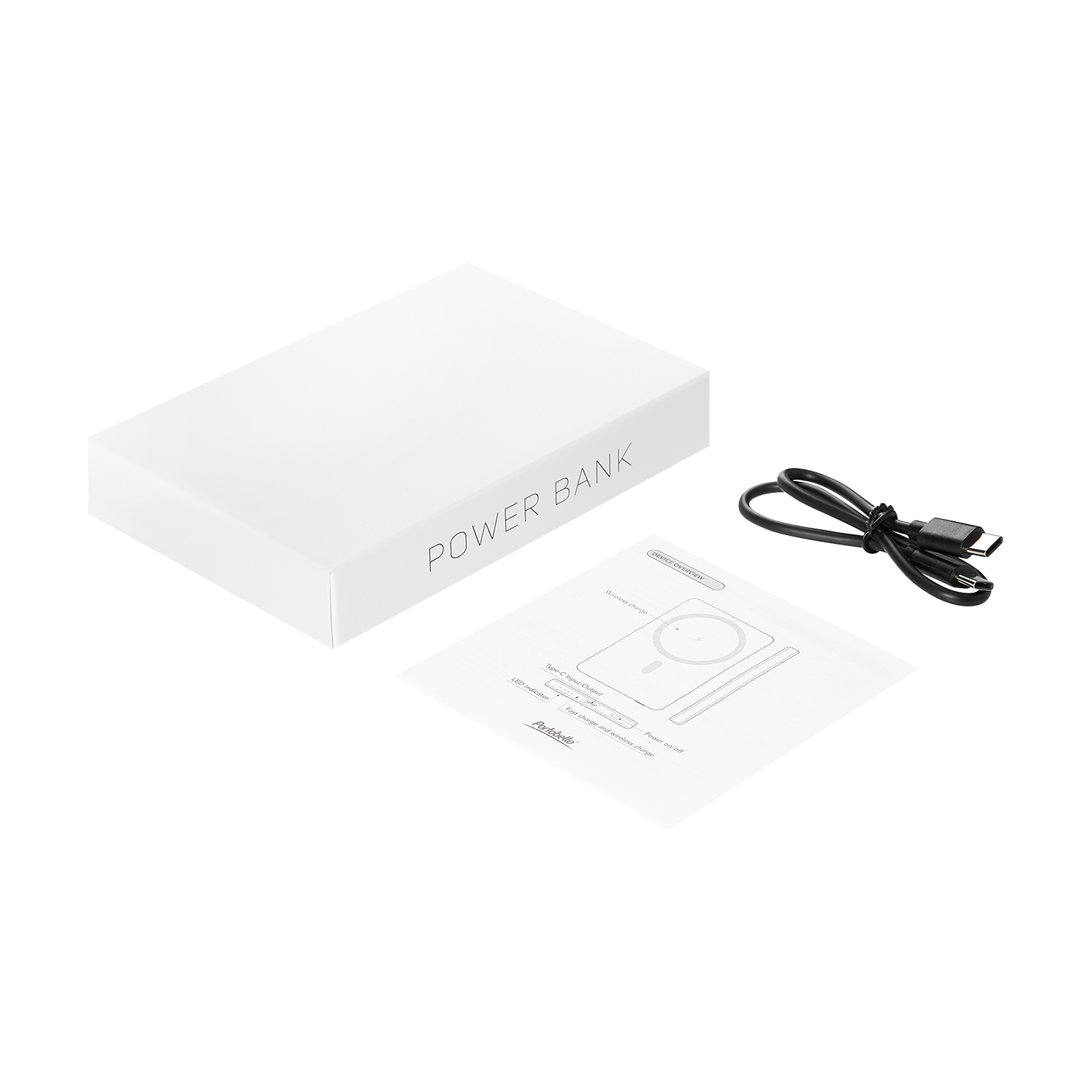 Внешний аккумулятор Атлантис (Atlantis) PD 5000mAh с функцией беспроводной зарядки 15W, синий Внешний аккумулятор Атлантис (Atlantis) PD 5000mAh с функцией беспроводной зарядки 15W, синий