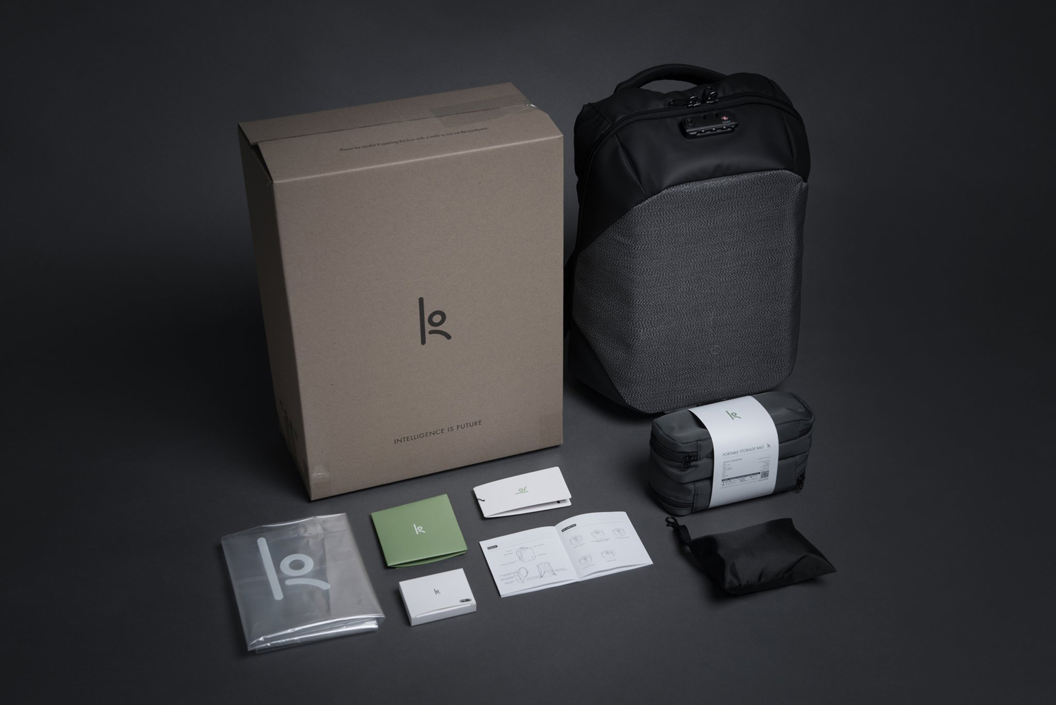 Рюкзак KORIN ClickPack Pro 46х34х16 см, комбинированный черный/серый